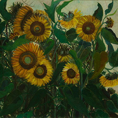 Mirasoles, óleo tela, 1938, 130 x 140 cm, Museo Quinquela