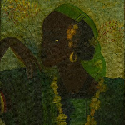 La Princesa N´Deye N´Gonet, óleo chapadur, 1947,60 x 50cm, Museo Quinquela