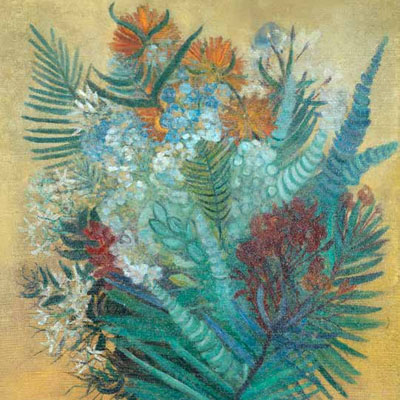 Flores de mi Jardin, óleo sobre masonite, enmarcado ejecutado en 1956, 72 x 60cm (28 3/8 x 23 5/8in)
