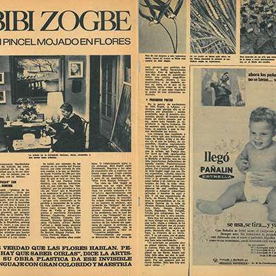 Artículo de la Revista Clarín de junio de 1969, Bibí y su proyección como artista argentina.
